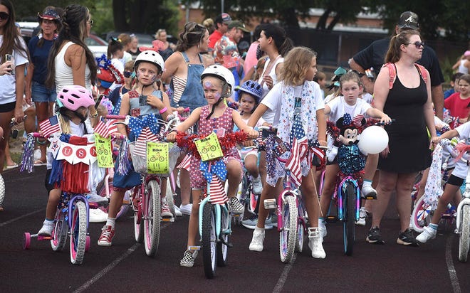 More than 100 people came out to help celebrate at the annual Family Independence Day Celebration & Bike Parade on July 2 at Morgan Sports Complex near Destin (Fla.) Elementary. Youth got the chance to enjoy the bounce house, slip and slide, food trucks, art, face painting, plus participate in the decorated bike parade.