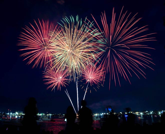 Providence held its annual Independence Day Celebration, topped off with a fireworks display over Providence harbor on Tuesday, July 2, 2024 at India Point Park, R.I.