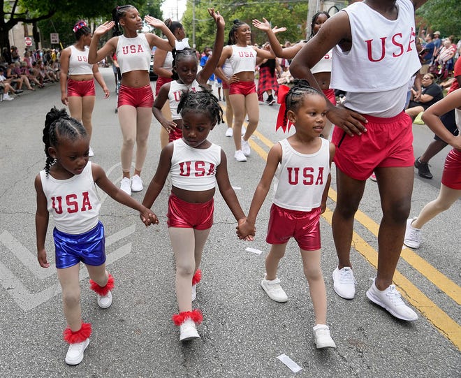 The annual Doo Dah Parade, celebrating liberty and lunacy, marked by jokes, parody and satire, celebrated around Goodale Park and through Victorian Village (OH.) on the Fourth of July.