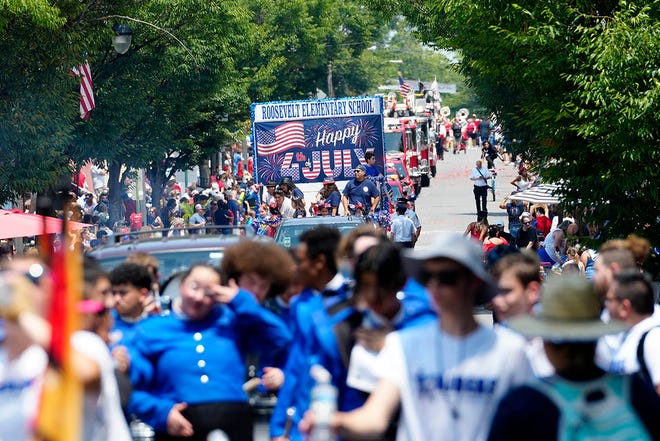 The Ridgefield Park Fourth of July Parade is shown on Main Street, Thursday, July 4, 2024.